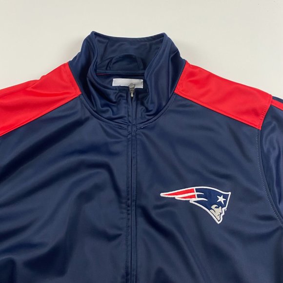 New England Patriots G-III Track Jacket Mens Large NFL Football Warm Up Gym Run - Picture 3 of 9